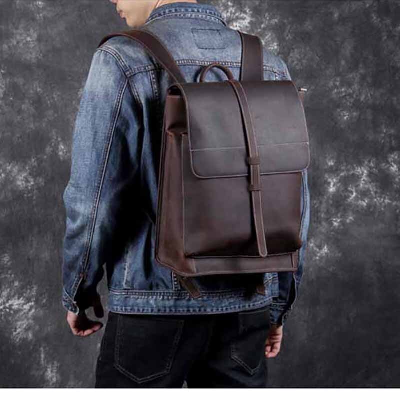 The Gosta Backpack | Handmade Vintage Leather-1