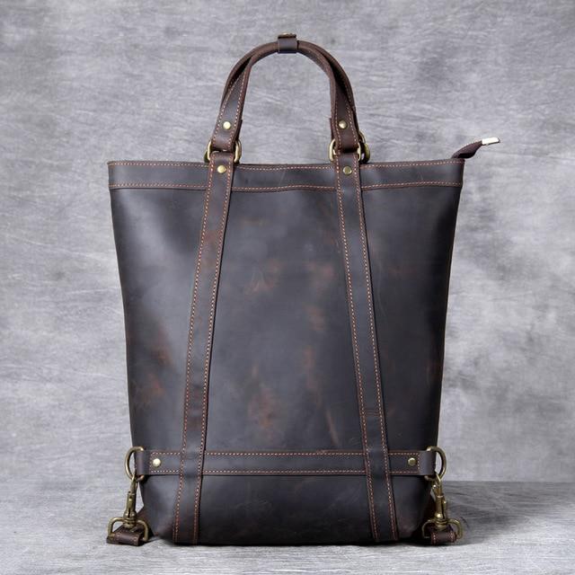 The Icarus | Handmade Vintage Leather Backpack-5