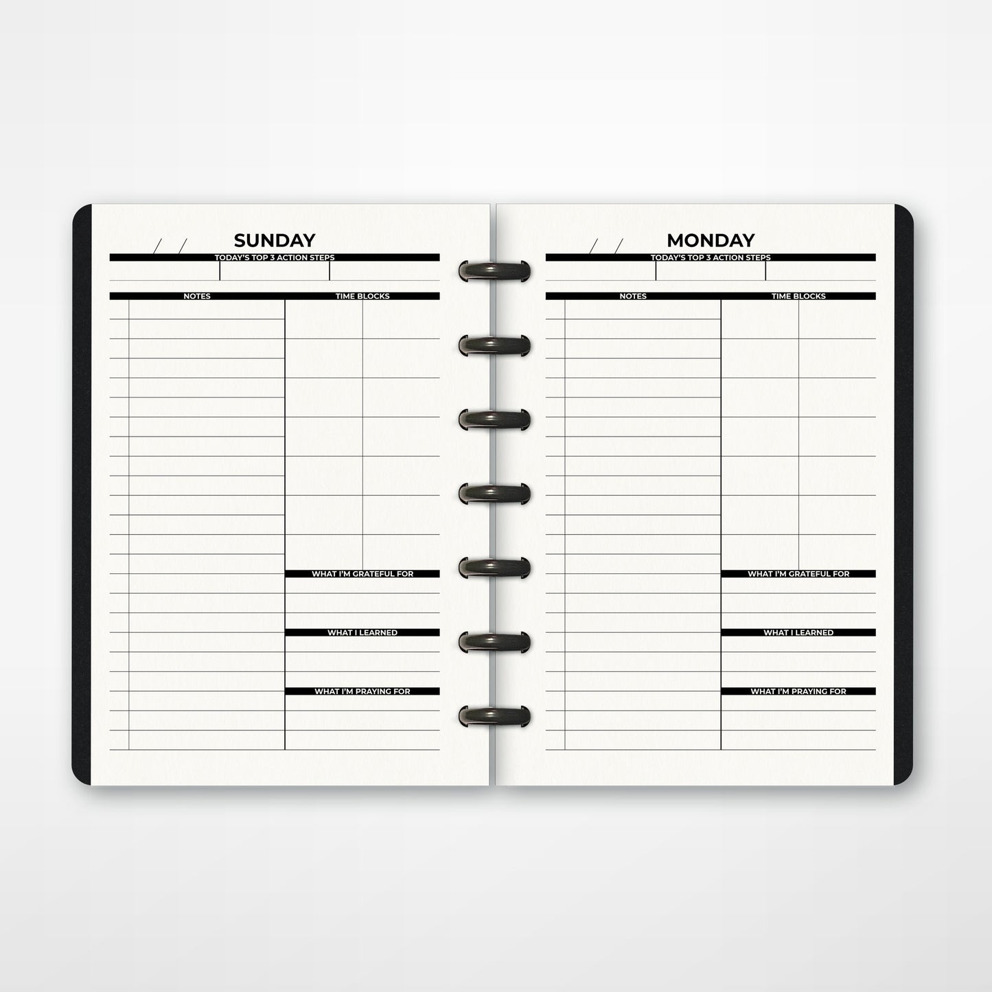 Daily Planner/Journal Refill Packet