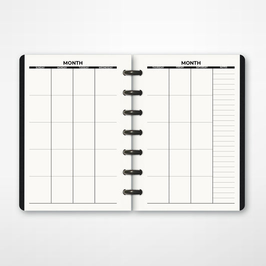 Monthly Calendar Refill Packet